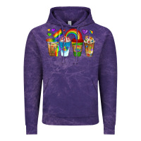 Cloud Purple lgbtq coffee drinks Vintage Hoodie - texasbilliewilder