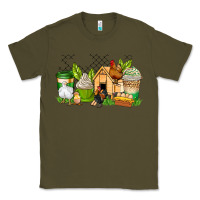 Army Green chicken coffee cups Classic Tee - AdoDesignShop