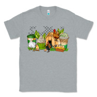Heather Grey chicken coffee cups Classic Tee - AdoDesignShop