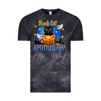Cloud Black Black Cat Apothecary Vintage Tee - texasbilliewilder