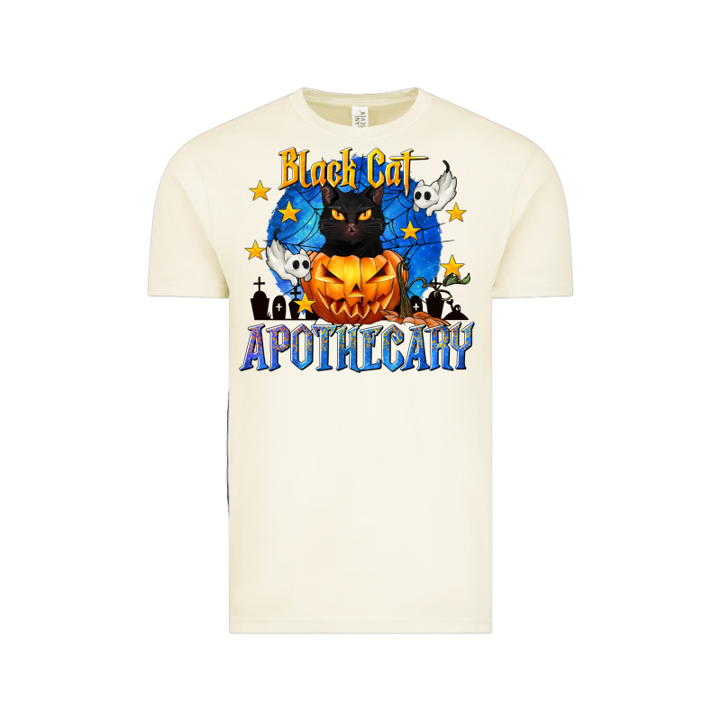 Black Cat Apothecary Vintage Tee by texasbilliewilder | Teevron