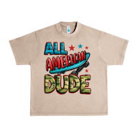 French Oak all american dude Urban Heavy Tee - Zillion Design Studio