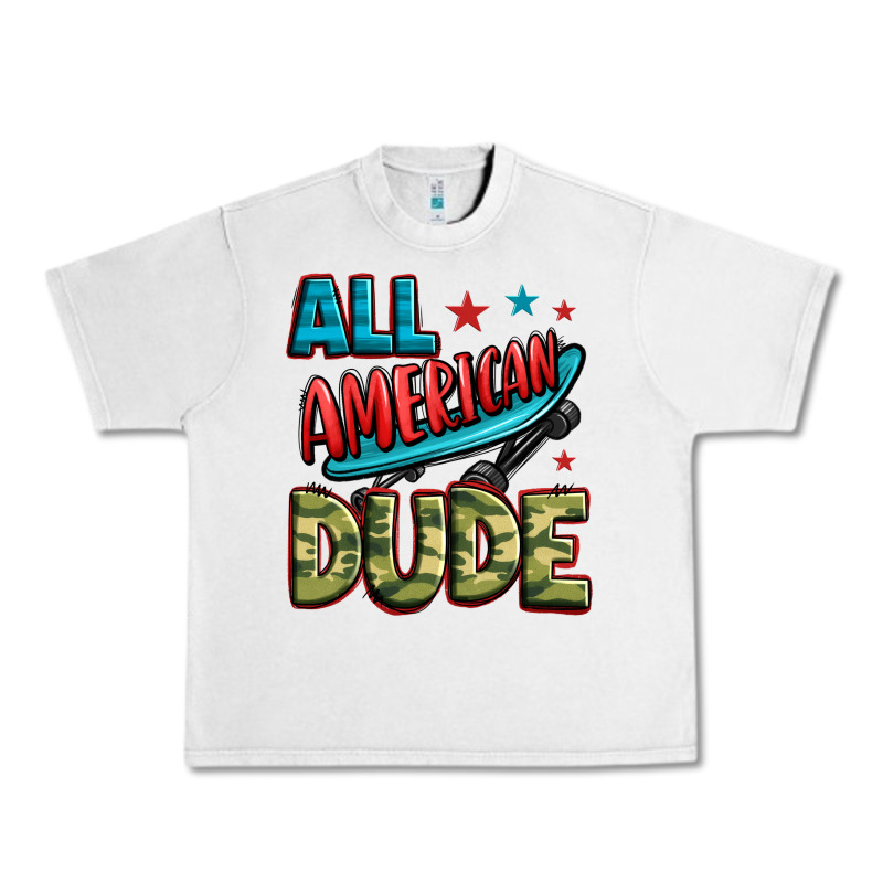 All American Dude Urban Heavy Tee by Zillion Design Studio | Teevron