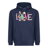 Navy love easter Heavyweight Hoodie - MaliasSmallBusiness