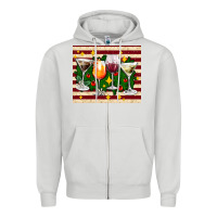 Dove Grey Christmas cocktail Zipper Hoodie - AdoDesignShop