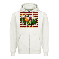 Oatmeal Heather Christmas cocktail Zipper Hoodie - AdoDesignShop