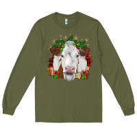 Army Green christmas simmental Long Sleeve Tee - JahusDesignShop