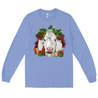 Colony Blue christmas simmental Long Sleeve Tee - JahusDesignShop