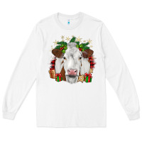 White christmas simmental Long Sleeve Tee - JahusDesignShop