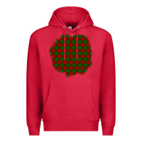 Cardinal Christmas Tartan Patch Premium Hoodie - BundleAndBundleShop