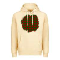 Pina Colada Christmas Tartan Patch Premium Hoodie - BundleAndBundleShop