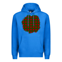 True Royal Christmas Tartan Patch Premium Hoodie - BundleAndBundleShop