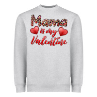 Heather Grey mama is my valentine Heavyweight Sweatshirt - RanaPortraitStore