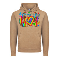 Vintage Coffee its okay to say gay Vintage Hoodie - texasbilliewilder