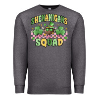 Charcoal Heather shenanigans squad Premium Sweatshirt - MaliasSmallBusiness