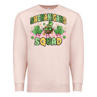 Pale Pink shenanigans squad Premium Sweatshirt - MaliasSmallBusiness