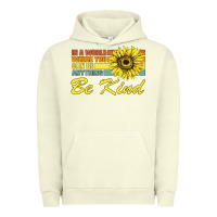 Pigment Pistachio In A World Where You Can Be Anything Be Kind Urban Hoodie - Bettercallsaul