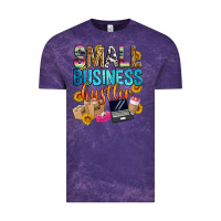 Cloud Purple small business hustler Vintage Tee - Zillion Design Studio