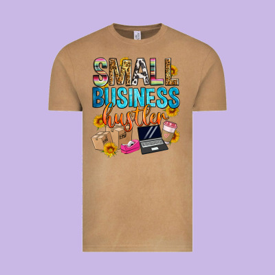 Small Business Hustler Vintage Tee Designed By Zillion Design Studio