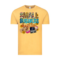 Vintage Mustard small business hustler Vintage Tee - Zillion Design Studio