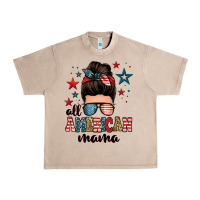 French Oak all american mama messy bun Urban Heavy Tee - Zillion Design Studio