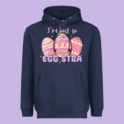 I'm Just So Egg Stra Heavyweight Hoodie Designed By Maliassmallbusiness