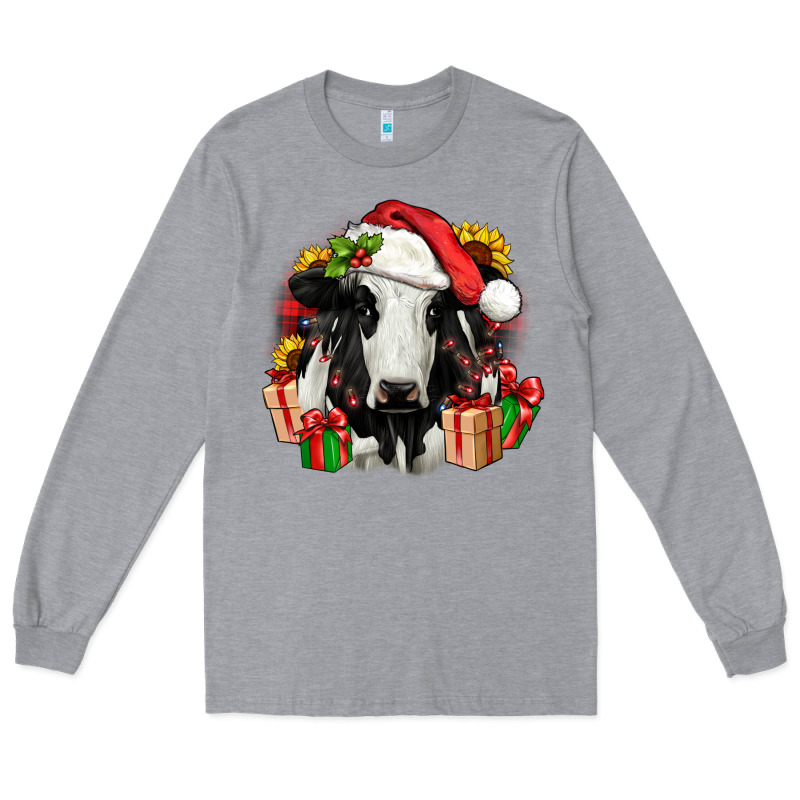 Christmas Holstein Long Sleeve Tee by JahusDesignShop | Teevron