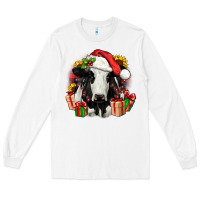 White christmas holstein Long Sleeve Tee - JahusDesignShop