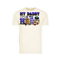 Vintage Arctic my daddy is my hero police Vintage Tee - Zillion Design Studio