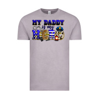 Vintage Zinc my daddy is my hero police Vintage Tee - Zillion Design Studio