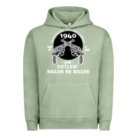 Pigment Oil Green Guns - When guns are outlawed I'll be outlaw Urban Hoodie - Bettercallsaul