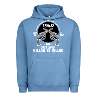 Pigment Pebble Blue Guns - When guns are outlawed I'll be outlaw Urban Hoodie - Bettercallsaul