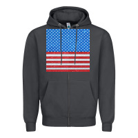 Smoke Glitter 4th Of July Seamless Pattern Zipper Hoodie - BundleAndBundleShop
