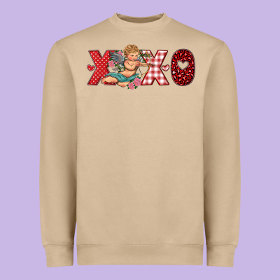 Xoxo Cupid Heavyweight Sweatshirt Designed By Ranaportraitstore