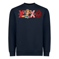 Navy xoxo cupid Heavyweight Sweatshirt - RanaPortraitStore