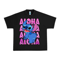 Black aloha stitch Urban Heavy Tee - Zillion Design Studio