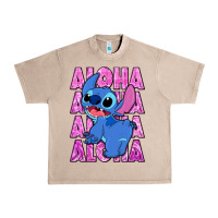 French Oak aloha stitch Urban Heavy Tee - Zillion Design Studio