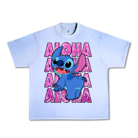 Grape Ice aloha stitch Urban Heavy Tee - Zillion Design Studio