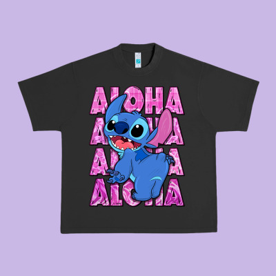 Aloha Stitch Urban Heavy Tee Designed By Zillion Design Studio