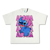 Pistachio aloha stitch Urban Heavy Tee - Zillion Design Studio