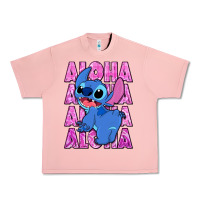 Salmon aloha stitch Urban Heavy Tee - Zillion Design Studio