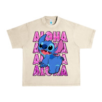 Sandshell aloha stitch Urban Heavy Tee - Zillion Design Studio