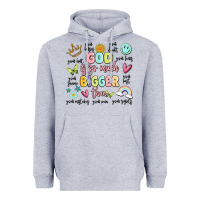 Heather Grey god is so much bigger than malia Heavyweight Hoodie - MaliasSmallBusiness