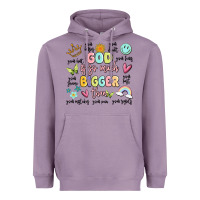 Lavender god is so much bigger than malia Heavyweight Hoodie - MaliasSmallBusiness