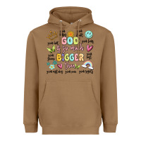 Toasted Coconut god is so much bigger than malia Heavyweight Hoodie - MaliasSmallBusiness