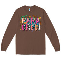Chestnut para crew Long Sleeve Tee - AdoDesignShop