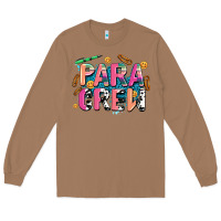 Toasted Coconut para crew Long Sleeve Tee - AdoDesignShop