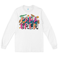 White para crew Long Sleeve Tee - AdoDesignShop