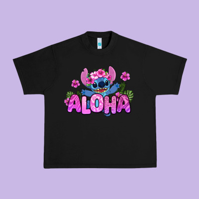 Aloha Summer Stitch Urban Heavy Tee Designed By Zillion Design Studio