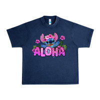 Navy aloha summer stitch Urban Heavy Tee - Zillion Design Studio
